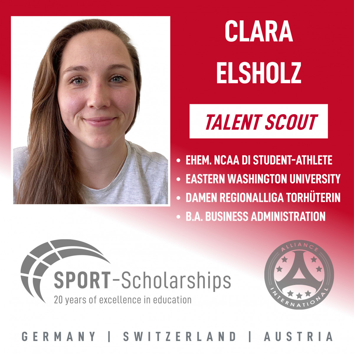 Clara Elsholz | Talent Scout | Sport-Scholarships