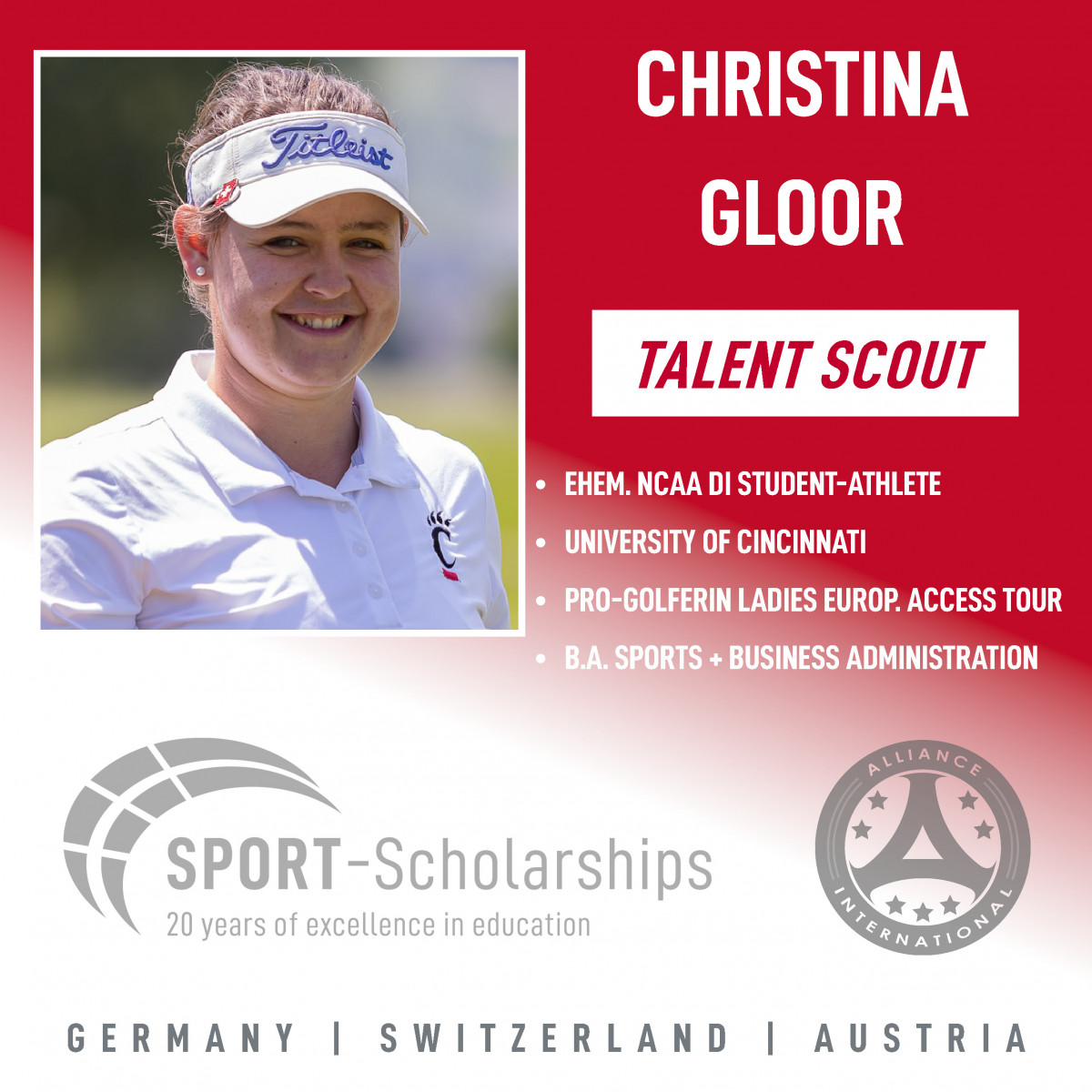 Christina Gloor | Talent Scout | Sport-Scholarships