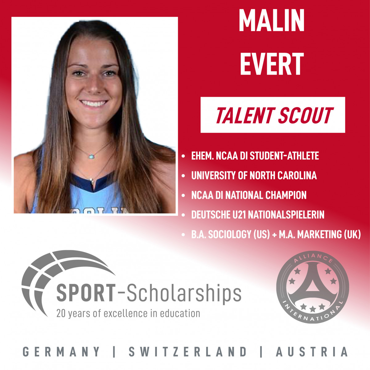 Malin Evert | Talent Scout | Sport-Scholarships
