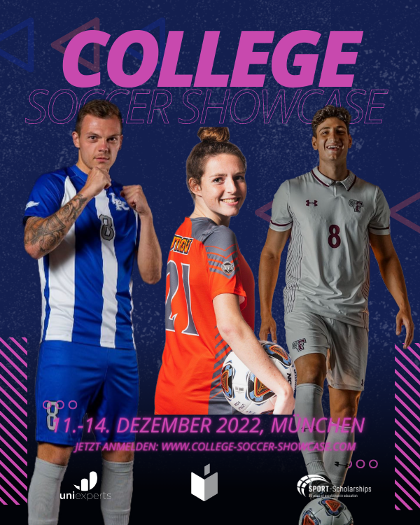College Soccer Showcase Flyer